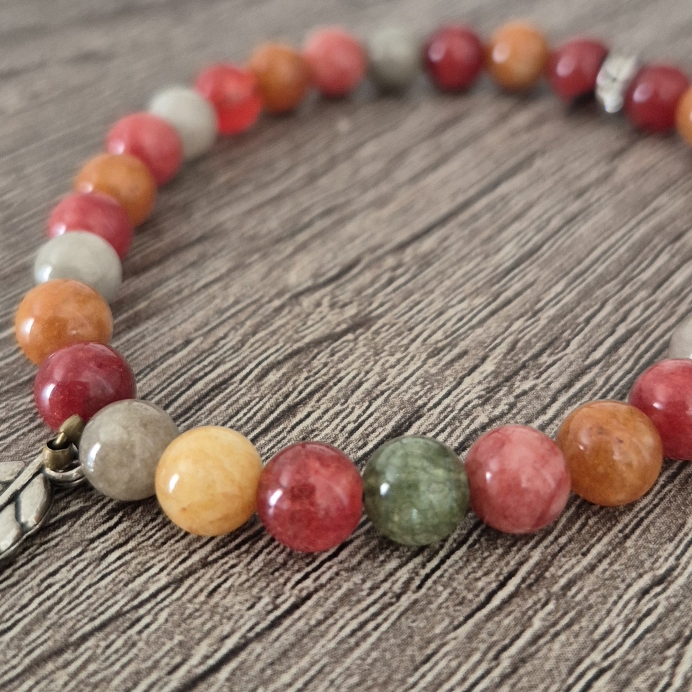 Alashan Agate Natural Stone Braclet! - Picture 2 of 5